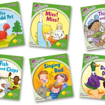 Oxford Reading Tree Songbirds Phonics: Level 2: Mixed Pack of 6