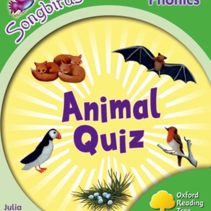 Oxford Reading Tree: Level 2: More Songbirds Phonics: Animal Quiz