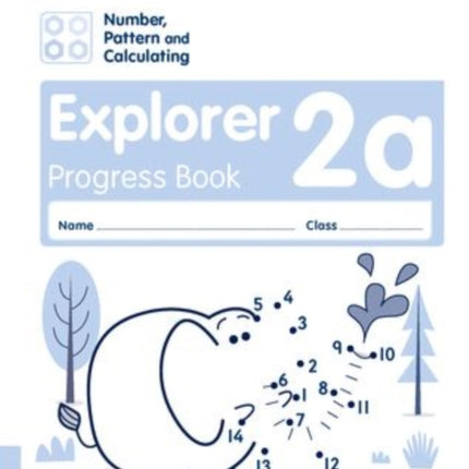 Numicon Number Pattern and Calculating 2 Explorer Progress Book A Pack of 30