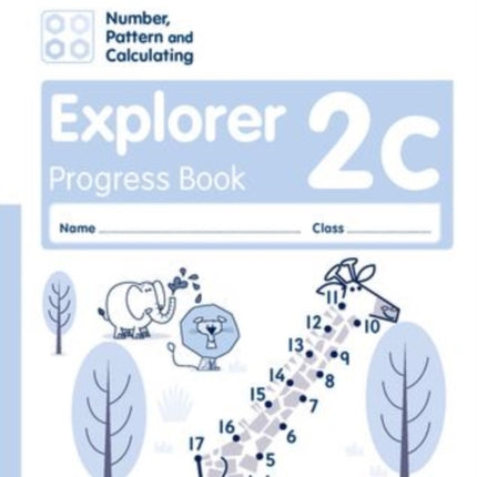 Numicon Number Pattern and Calculating 2 Explorer Progress Book C Pack of 30