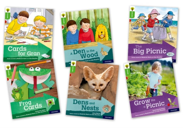 Oxford Reading Tree Explore with Biff Chip and Kipper Oxford Level 2 Mixed Pack of 6