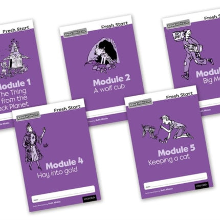 Read Write Inc. Fresh Start: Modules 1-5 - Mixed Pack of 5