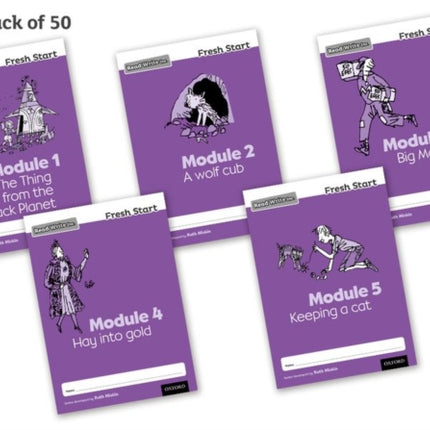 Read Write Inc. Fresh Start: Modules 1-5 - School Pack of 50