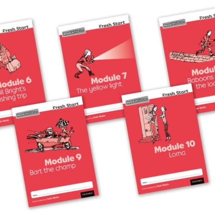 Read Write Inc. Fresh Start: Modules 6-10 - Mixed Pack of 5