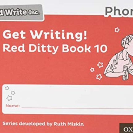Read Write Inc. Phonics Get Writing Red Ditty