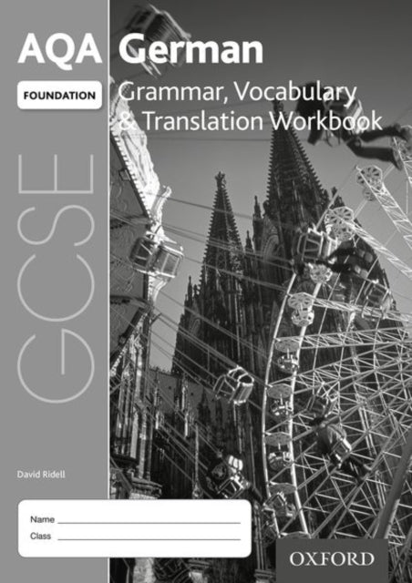 AQA GCSE German Foundation Grammar Vocabulary  Translation Workbook Pack of 8