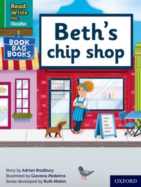 Read Write Inc. Phonics Beths chip shop Green Set 1 Book Bag Book 7