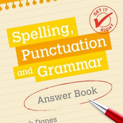 Get It Right: KS3; 11-14: Spelling, Punctuation and Grammar Answer Book 2