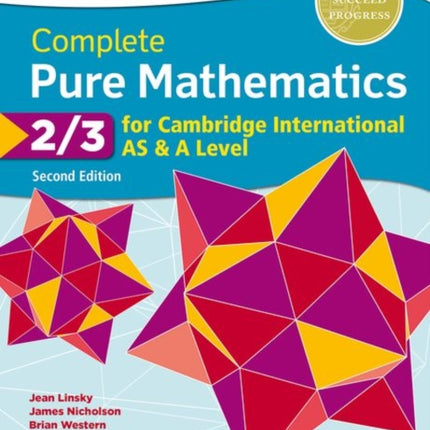 Complete Pure Mathematics 2  3 for Cambridge International AS  A Level