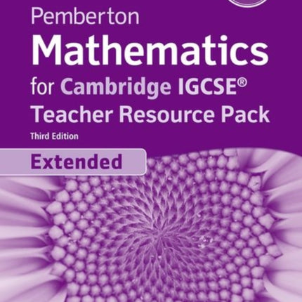 Pemberton Mathematics for Cambridge IGCSE Teacher Resource Pack