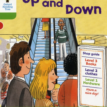 Oxford Reading Tree: Level 2: More Patterned Stories A: Up and Down