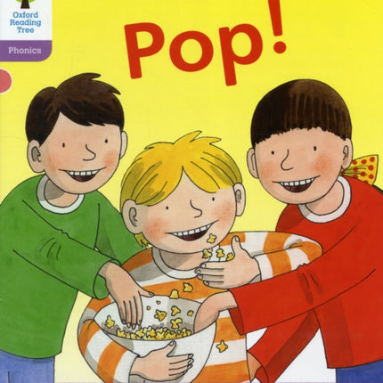 Oxford Reading Tree: Level 1+: Floppy's Phonics Fiction: Pop!