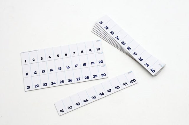 Numicon: Card 1-100 Number Track