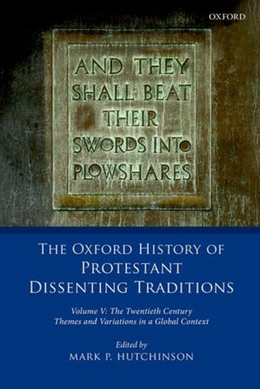 Oxford History of Protestant Dissenting
