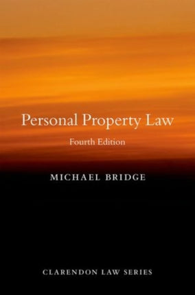 Personal Property Law Clarendon Law Series