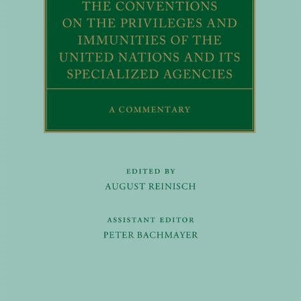 CONVEN PRIV  IMMUN UN SPEC COMM OCILS C Oxford Commentaries on International Law