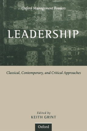 Oxford Management Readers