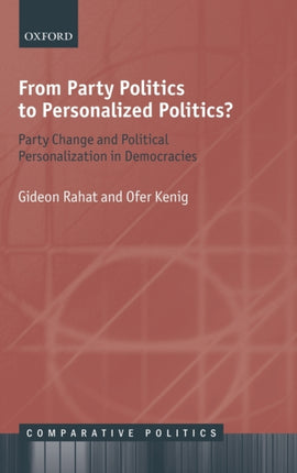 From Party Politics to Personalized Politics?: Party Change and Political Personalization in Democracies