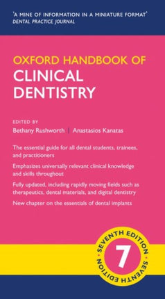 Oxford Handbook of Clinical Dentistry Oxford