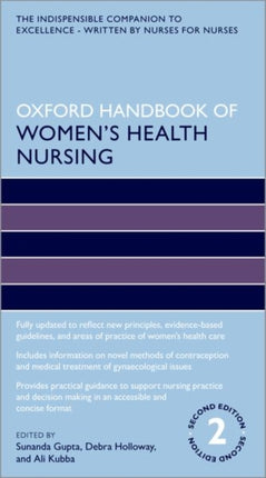 Oxford Handbook of Womens Health Nursing Oxford