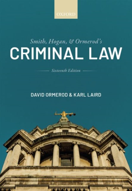 Smith Hogan and Ormerods Criminal Law