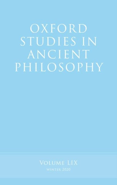 Oxford Studies in Ancient Philosophy, Volume 59