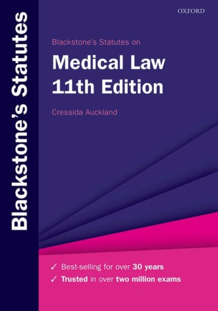 Blackstones Statutes on Medical Law Blackstones