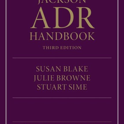 The Jackson ADR Handbook