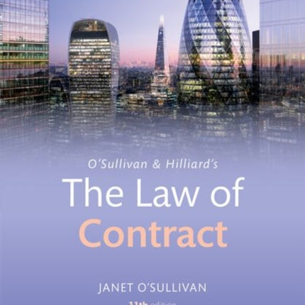 OSullivan  Hilliards The Law of Contract
