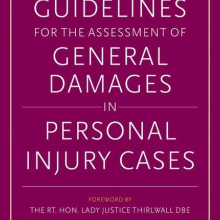 Guidelines for the Assessment of General Damages