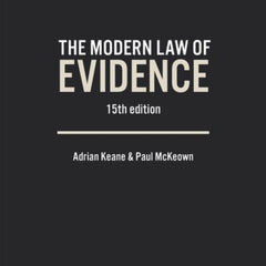 Collection image for: Criminal procedure: law of evidence Books