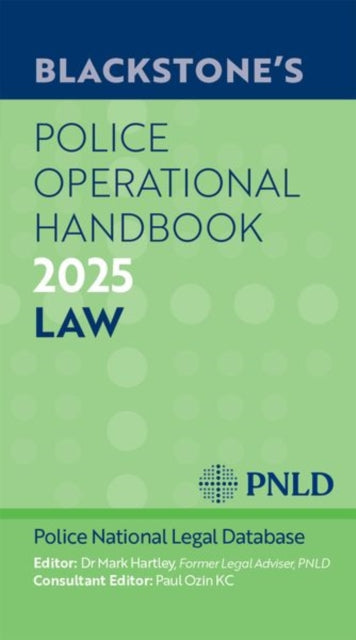Blackstones Police Operational Handbook 2025