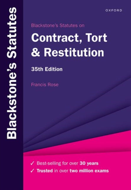 Blackstones Statutes on Contract Tort
