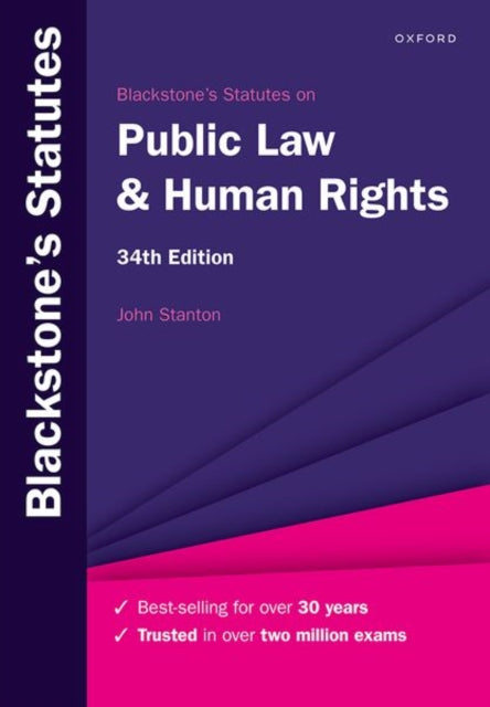 Blackstones Statutes on Public Law  Human Rights