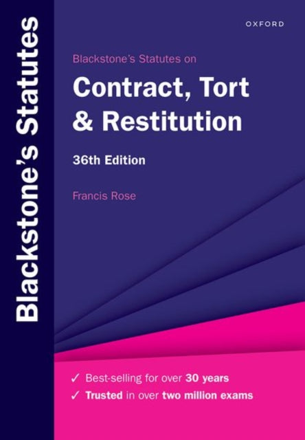 Blackstones Statutes on Contract Tort