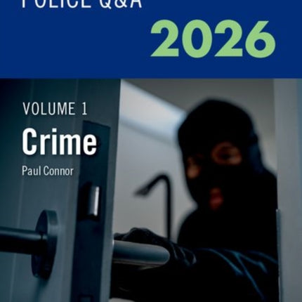 Blackstones Police QA Volume 1 Crime 2026