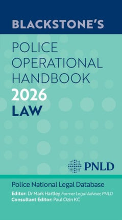 Blackstones Police Operational Handbook 2026
