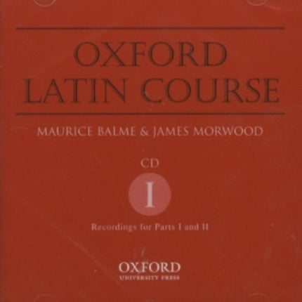 Oxford Latin Course CD 1 Recordings for Parts 1  2