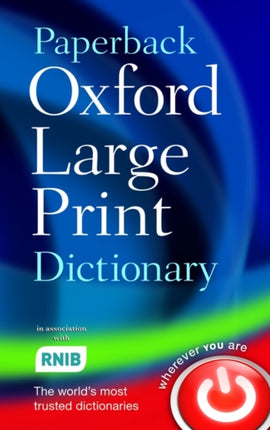 Paperback Oxford Large Print Dictionary