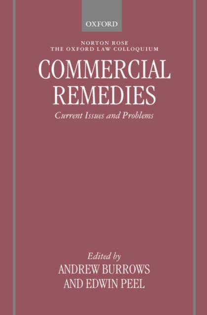 Commercial Remedies Current Issues and Problems
