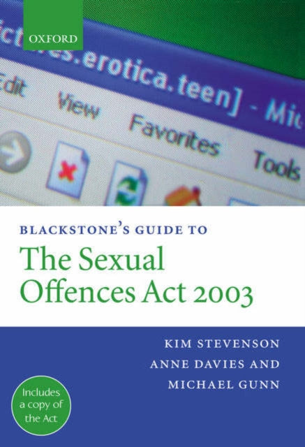 Blackstones Guide to the Sexual Offences Act 2003