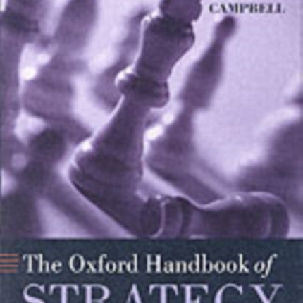 The Oxford Handbook of Strategy