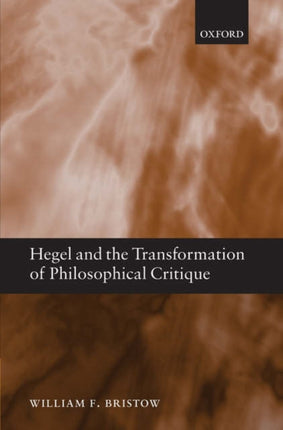 Hegel and the Transformation of Philosophical