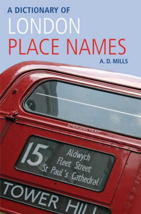 A Dictionary of London PlaceNames