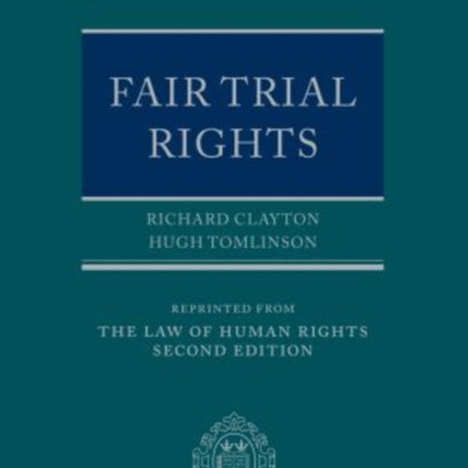 Fair Trial Rights Law of Human Rights  Supplements Only