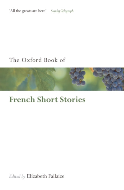 The Oxford Book of French Short Stories