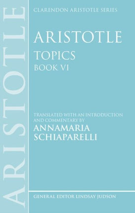 Aristotle Topics Book VI