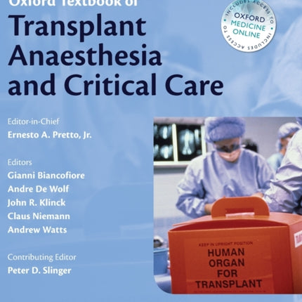 Oxford Textbook of Transplant Anaesthesia and Critical Care