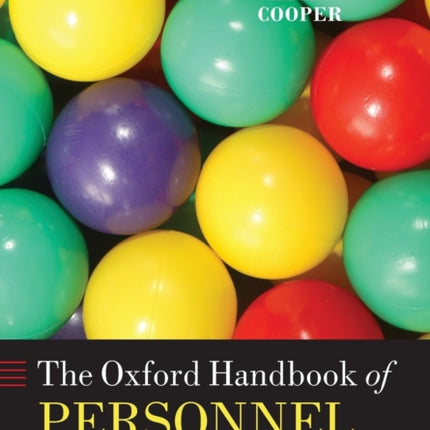 The Oxford Handbook of Personnel Psychology