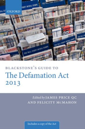 Blackstones Guide to the Defamation Act